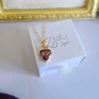 Colgante Corazón de Jesús plata con baño de oro Zue Joyas