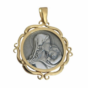 Magnum Amor Mariae, plata con baño de oro