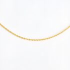cadena dorada fina minimal plata de ley con baño de oro zue joyas