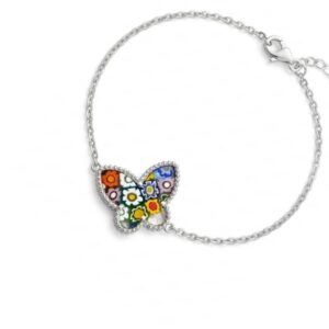 Pulsera Mariposa Millefiori