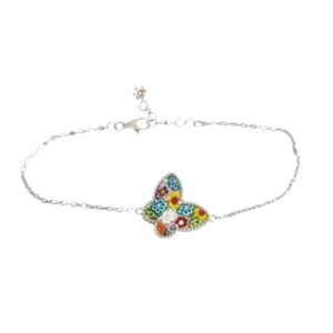 Pulsera Mariposa Millefiori