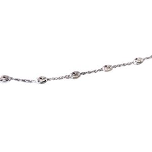 Cadena Moonlit, plata rodinada