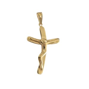 Cruz Lumina, plata con baño de oro