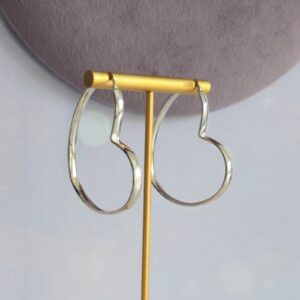 Aros Cuore XL, plata de primera ley