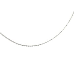 Cadena fina Minimal, plata rodinada