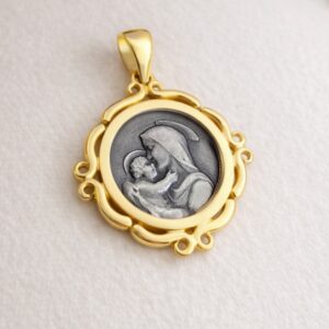 Colgante Aura de María con el Niño