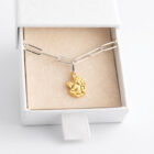 pulsera del angel de la guarda angelino plata de ley con baño de oro zue joyas