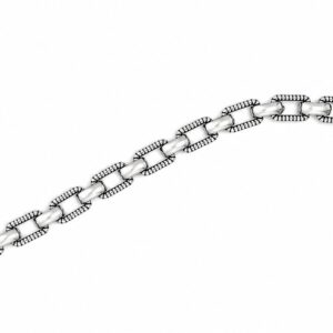 pulsera de eslabones linear links plata 925 zue joyas