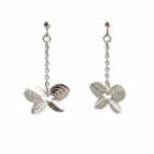 pendientes de mariposas de plata farfalle zue joyas
